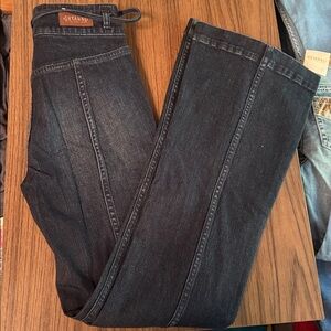 Shyanne Women's Blue High Rise Flare Denim Jeans